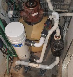 Instalacion de ionizador y UV C Filtro UV-C para piscinas